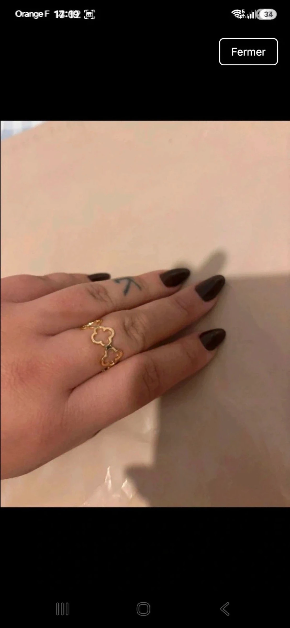 Bague femme 